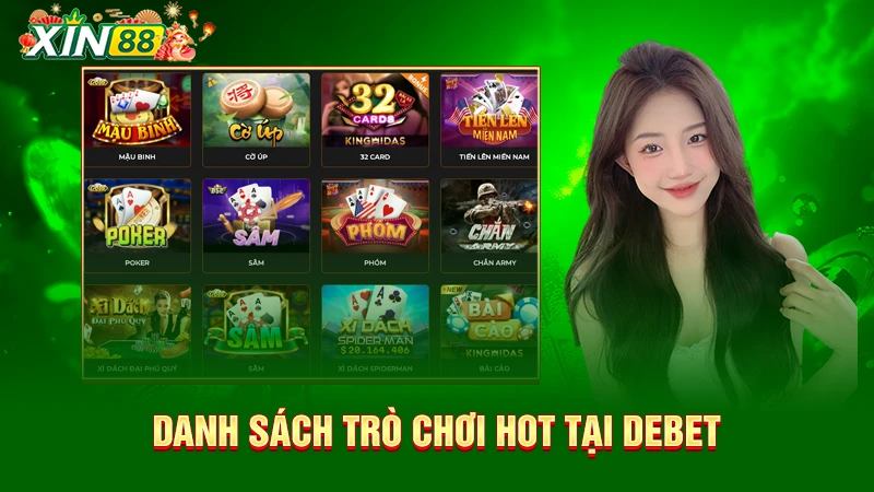 Nhà Cái Debet - Khám Phá Sân Chơi Cá Cược Hàng Đầu Châu Á 3 Danh sách game Debet hot nhất